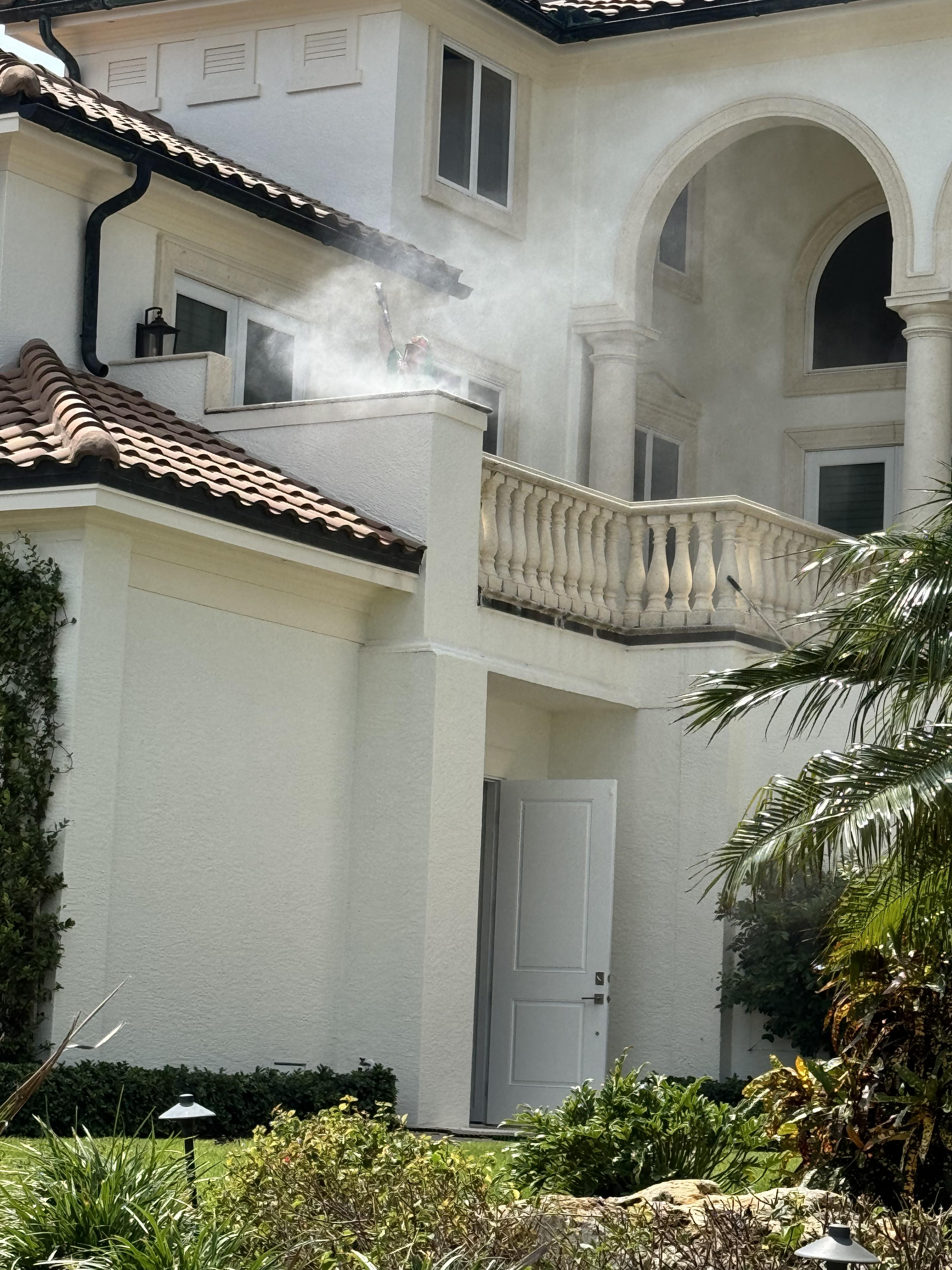 power washing roof cape coral